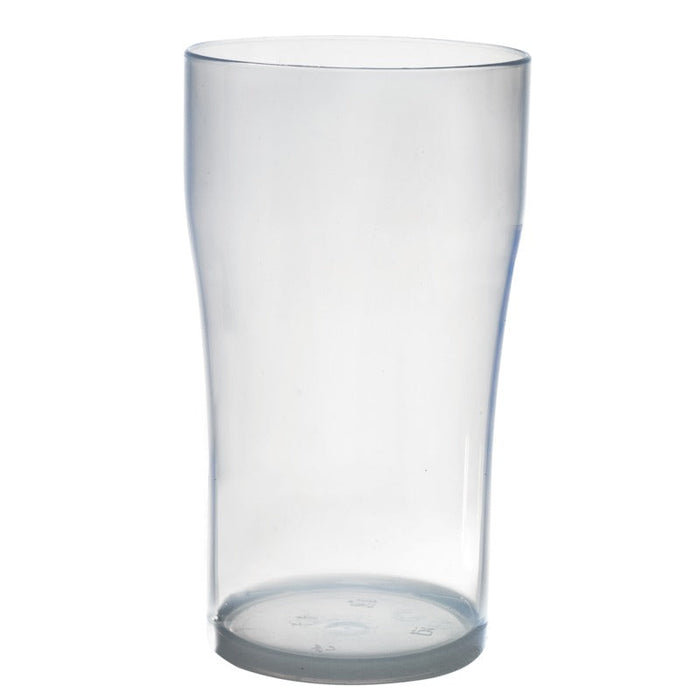 6pcs - Verre à bière Cupoly pinte en plastique PP réutilisable - 696 ml - Ø 8,8 cm - H 15,5 cm