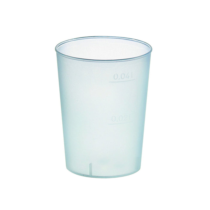 50pcs - Verre PP réutilisable "Optimal" - 50 ml - Ø 4 cm - H 5 cm