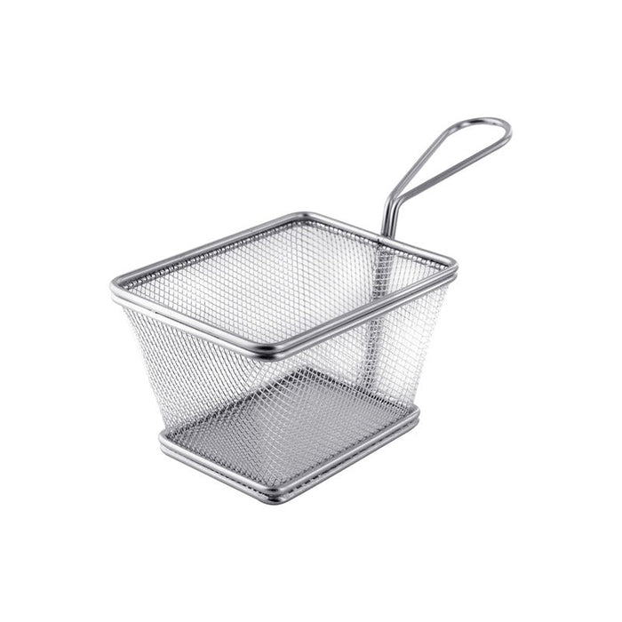 6pcs - Panier à friteuse métal - 12,5 cm x 10 cm x 8,3 cm