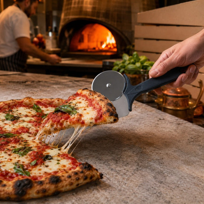 6pcs - 28,5x10cm - Pelle coupante à servir pour pizzas et gâteaux