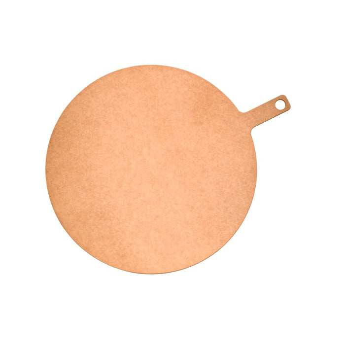 4pcs - Planche ronde "Phoenix" naturel en fibre de bois - Ø 35,5 cm - L 46 cm