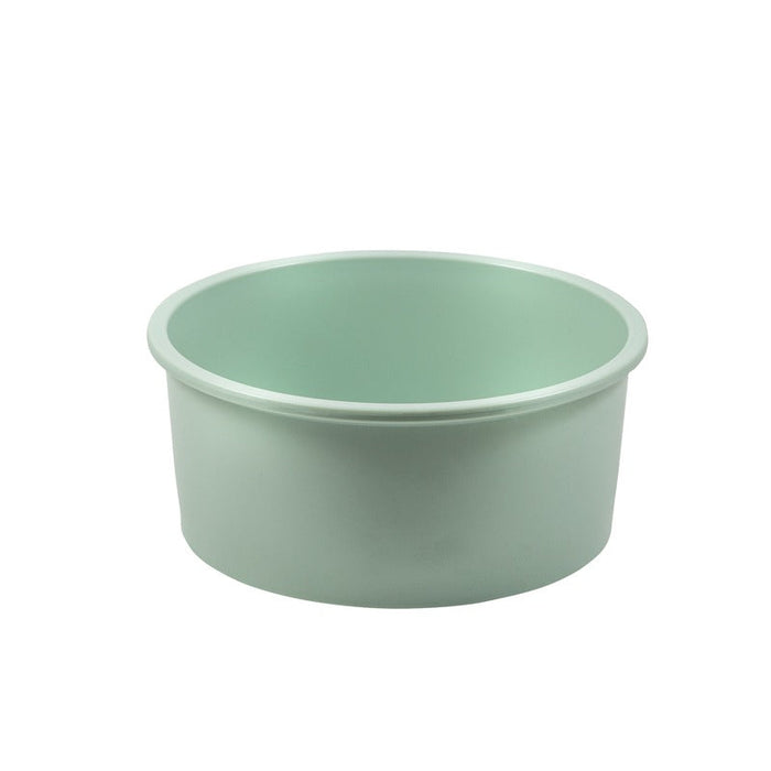 6pcs - Bol rond en plastique RPET réemployable vert d'eau "Phoenix" - 750 ml - Ø 14,5 cm - H 6,4 cm
