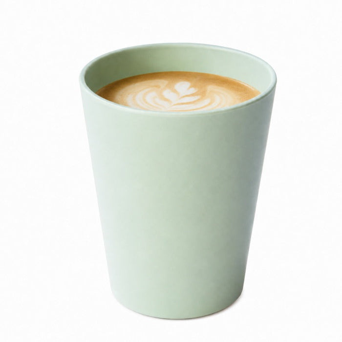 6pcs - 340ml Ø8,2cm H10,3cm - Verre plastique RPET réemployable vert d'eau "Phoenix"