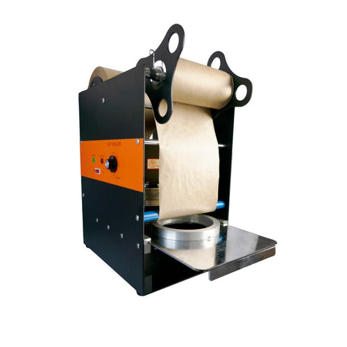 1pc - Scelleuse manuelle pour contenants - Ø 16,5 à 20,5 cm - 27,5 cm x 32,8 cm x 45,5 cm