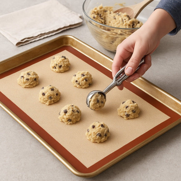 5pcs - 60x40cm - Tapis de cuisson en silicone