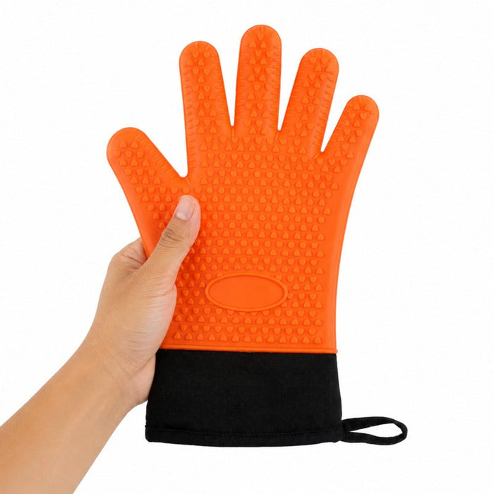 2pcs - 34x19cm - Gants en silicone pour four