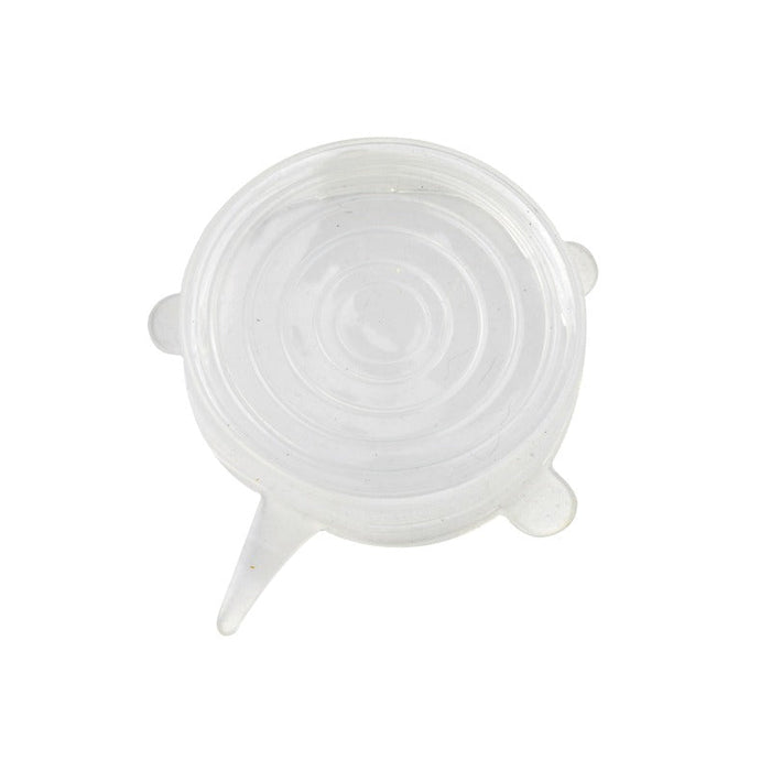 50pcs - Couvercle silicone translucide - Ø 10,5 cm