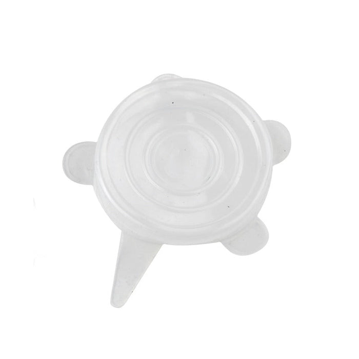 100pcs - Couvercle silicone translucide - Ø 6,3 cm