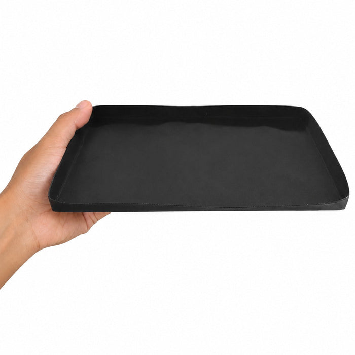 2pcs - Panier BBQ solide avec bordure - 27,9 cm x 14 cm x 1,3 cm