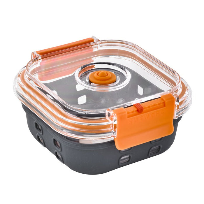 24pcs - Bol carré en verre borosilicate avec couvercle et protection silicone - 510 ml - 13,2 cm x 13,2 cm x 5,3 cm