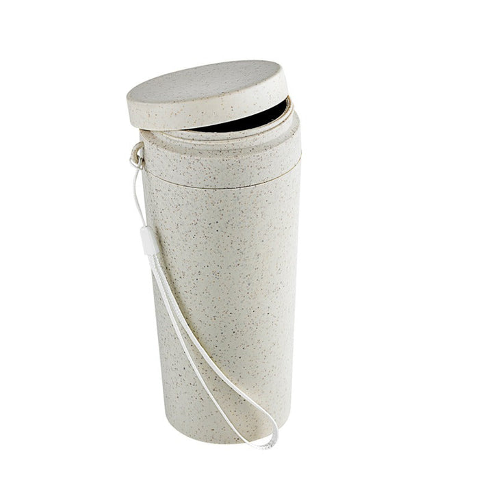 10pcs - 310ml Ø7cm H16,5cm - Huskly bouteille avec couvercle réemployable composite beige