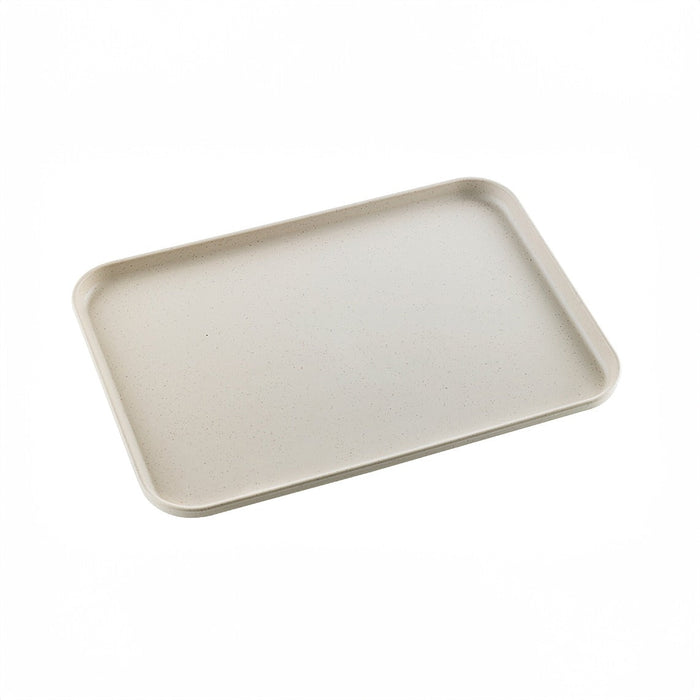 20pcs - 38x26,8x1,6cm - Plateau réutilisable en composite beige "Huskly"