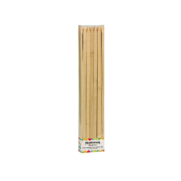 50pcs - Pique bambou plat BBQ - 0,9 cm x 30 cm