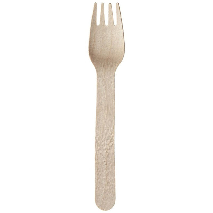 20pcs - Fourchette bois - 15,8 cm
