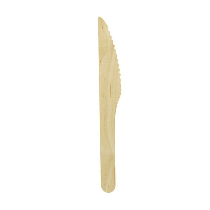 20pcs - Couteau bois - 16,5 cm
