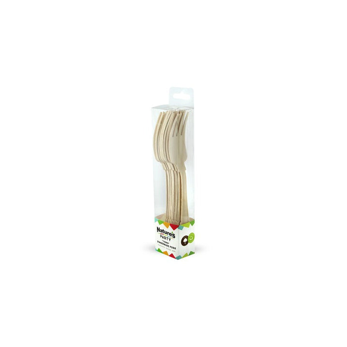 12pcs - Fourchette bois "Baroque" - 19,3 cm