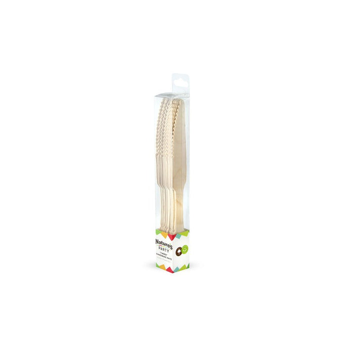 12pcs - Couteau bois "Baroque" - 20,5 cm
