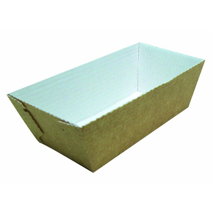 2160pcs - 8x4x3cm - Moule de cuisson rectangulaire en carton microflûte "Baky's"
