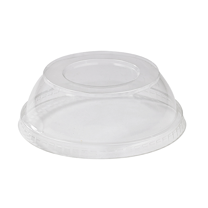 50pcs - Couvercle PET transparent dôme - Ø 12 cm - H 4,1 cm - Compatible avec 210DELI244, 210DELI122, 210DELI166, 210DELI33, 210DELI88