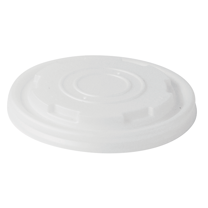 50pcs - Couvercle PLA blanc - Ø 9 cm