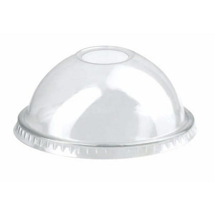 100pcs - Couvercle PET transparent dôme avec trou - Ø 7,8 cm - H 3,5 cm - Compatible avec 210GKFIRST6, 210GKFIRST8