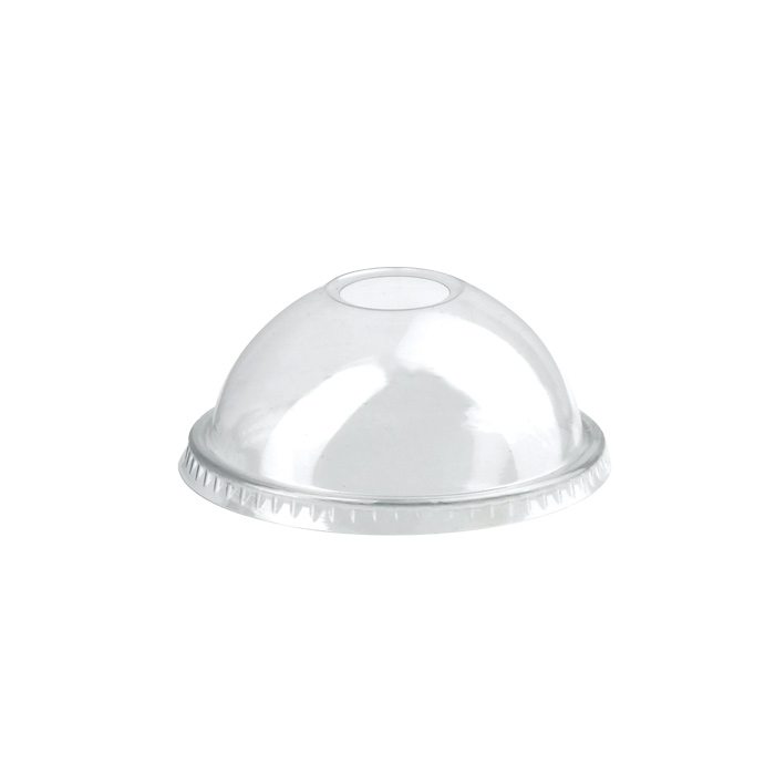 50pcs - Couvercle PET transparent dôme avec trou - Ø 7,7 cm - H 3,7 cm - Compatible avec 210GKP251