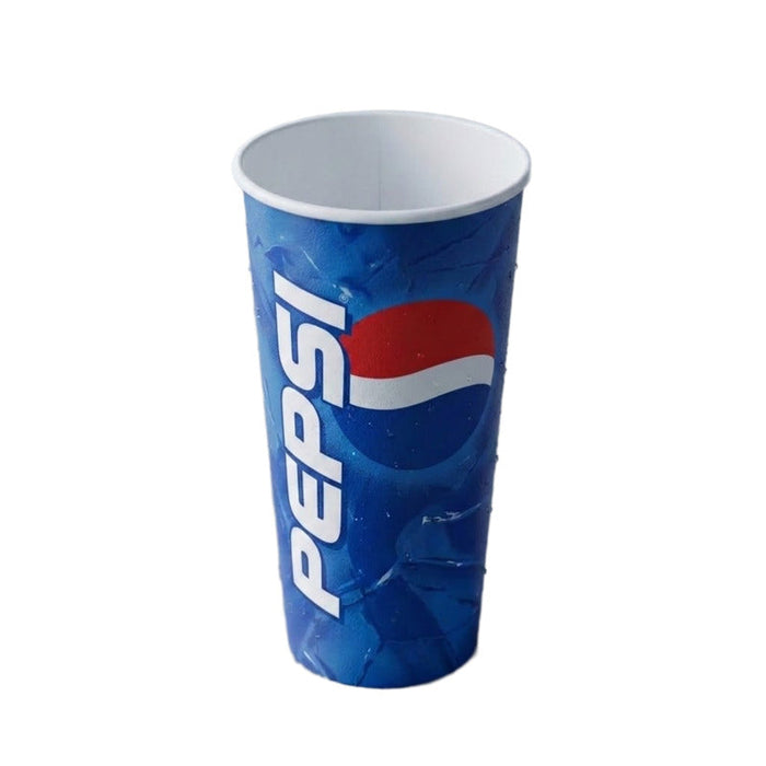 100pcs - Gobelet carton décor "Pepsi" - 480 ml