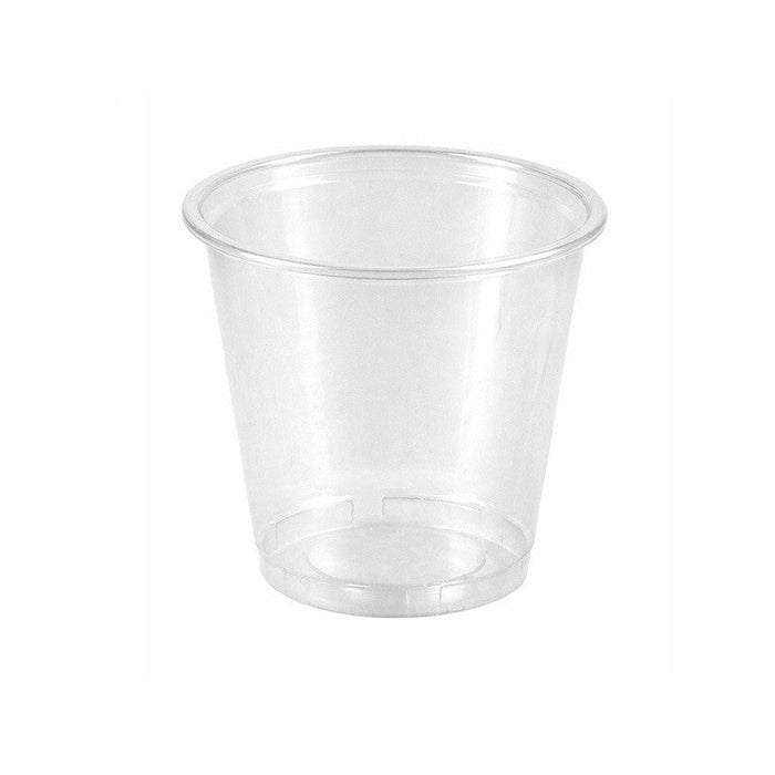 100pcs - Pot à dessert en plastique PET - 80 ml - Ø 6,2 cm - H 3,5 cm