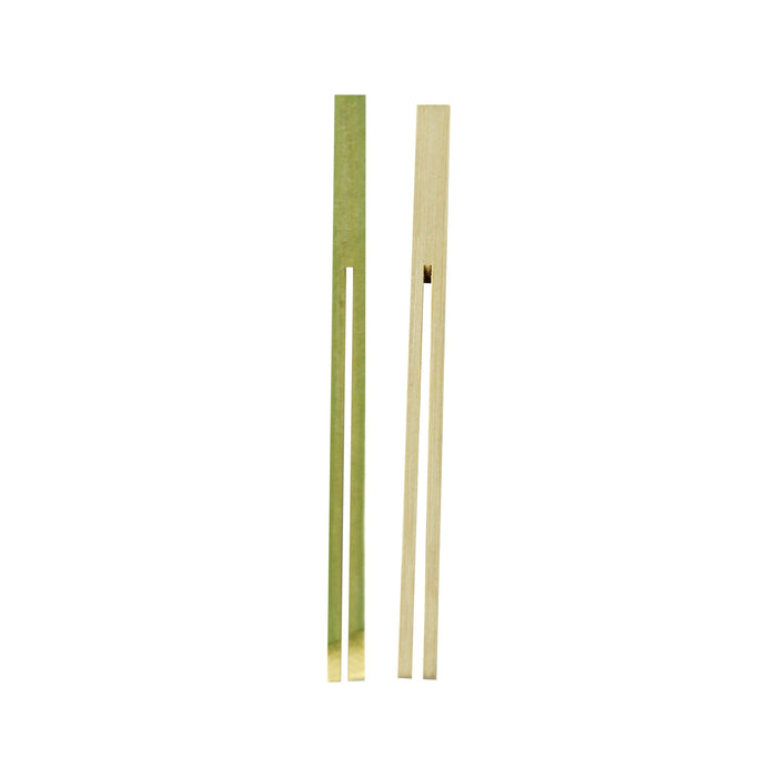 100pcs - Pique double bambou « Langaku Kushi » - 14 cm
