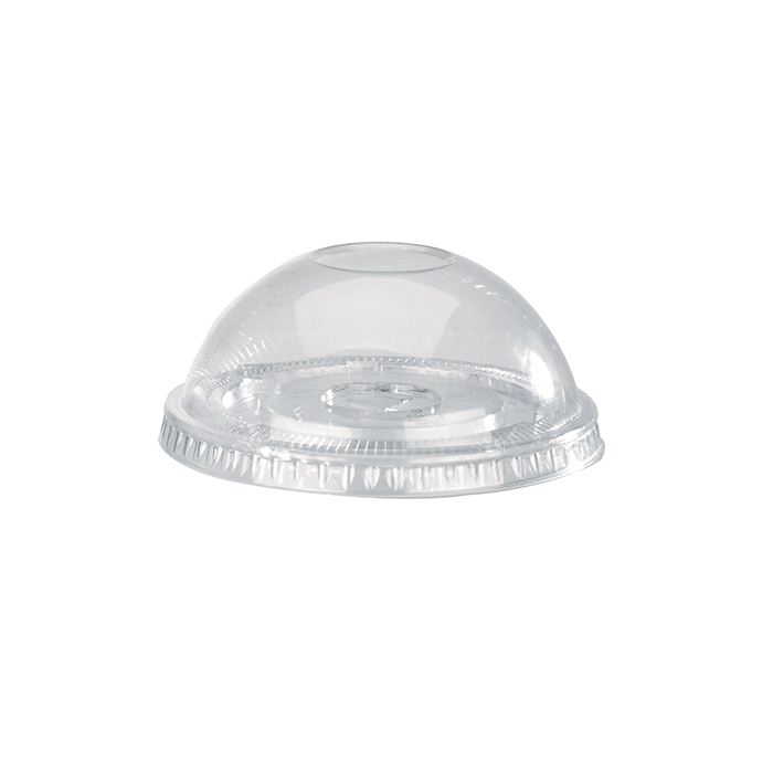 100pcs - Couvercle PET transparent dôme - Ø 9,2 cm - H 3 cm