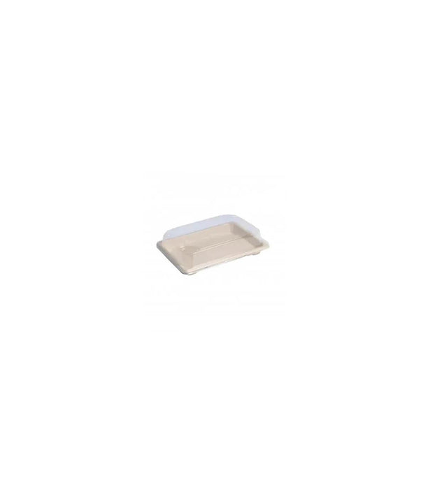 50pcs - Couvercle PET transparent - 22,5 cm x 17 cm x 2,7 cm - Compatible avec 210APUTR22BR, 210APUTR22LM