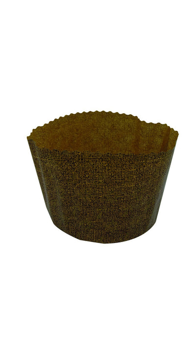 480pcs - Ø20cm H6,5cm - Moule de cuisson rond en papier "panettone"