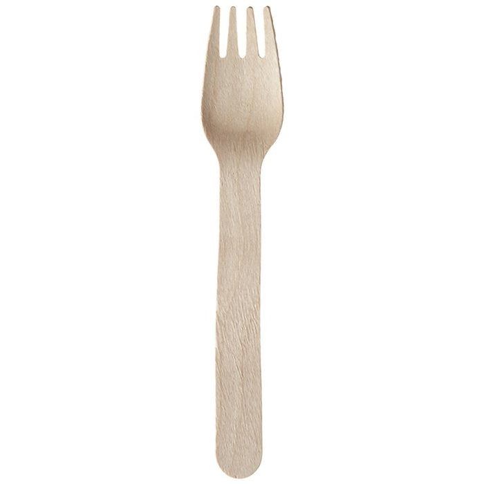 24pcs - Fourchette bois - 15,8 cm